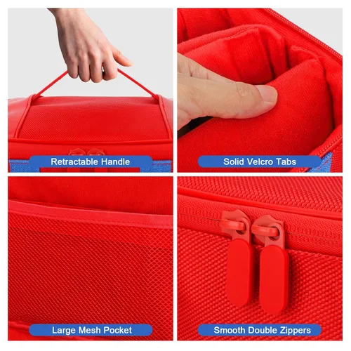 Vista 5 de Cute Switch Carry Case for Nintendo SwitchLiteOLED, Portable Soft Shell Waterproof Protective Storage Travel Carrying Case Messenger Bag Oxford for