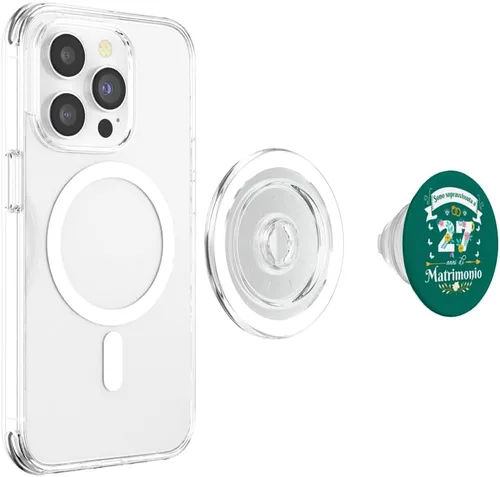 Vista 4 de Sono Sopravvissuta 27 Anni di Matrimonio Per Donna Moglie PopSockets MagSafe PopGrip for iPhone
