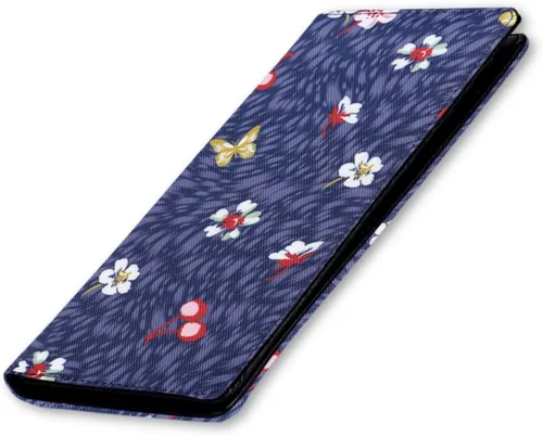 Vista 192 de HUA ANGEL Billetera ultra delgada para mujer, con bloqueo RFID, tarjetero de crédito, plegable, largo, hebilla magnética, billete para mujer, Owl