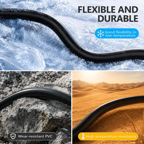 Vista 6 de TUFFIOM Cable de extensión RV de 50 amperios y 25 pies, cable generador 14-50P/SS2-50R con bloqueo giratorio, cable STW de 4 conductores resistente