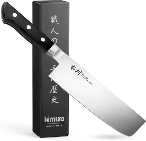 Vista 11 de Kimura Cuchillo de pelar, [fabricado en Japón], cuchillo de chef profesional de 3.5 pulgadas, cuchillos de cocina de acero inoxidable de molibdeno