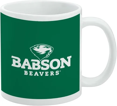 Vista 481 de Taza de cerámica con el logotipo principal de la Universidad Rider, taza de regalo novedosa para café, té y bebidas calientes, 11oz, blanca
