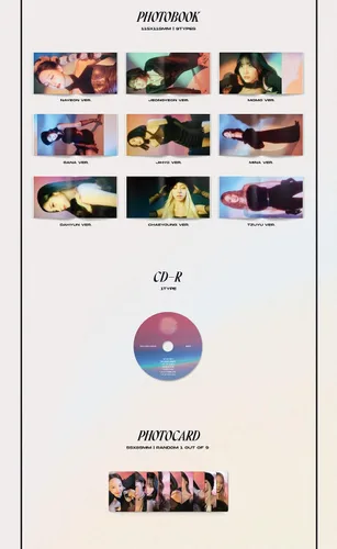 Vista 4 de (DIGIPACK) DOS VECES LISTO PARA SER 12º Mini álbum (CHAEYOUNG Ver+Tarjeta de Regalo) K-POP SEALED