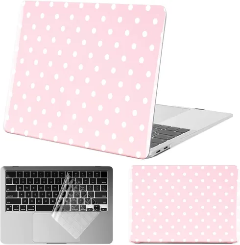 Vista 23 de Funda para MacBook Air 15.3'' A3448/A3241/A3114/A2941, lunares marrones