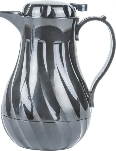 Vista 12 de Restaurantware Jarra térmica para café, paquete de 1 servidor de café aislado de plástico de 20 onzas con mango ergonómico, cafetera negra
