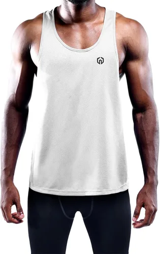Vista 6 de NELEUS Men's 3 Pack Dry Fit Y-Back Muscle Tank Top