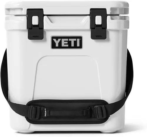 Vista 22 de YETI Roadie 24 2.0 - Enfriador duro con correa de hombro DoubleDuty y tapón de drenaje Canela