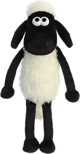 Vista 4 de Aurora® Juguetón Shaun The Sheep® Animal de peluche - Diversión sin fin - Exploración de corrales - Blanco 11 pulgadas