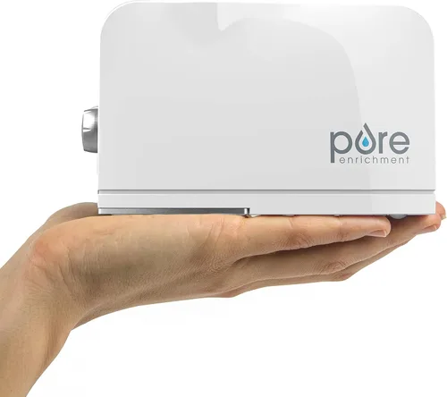 Vista 2 de Pure Enrichment MistAire Travel - Humidificador ultrasónico de botella de agua de niebla fría con apagado automático, luz ambiental, pierna plegable