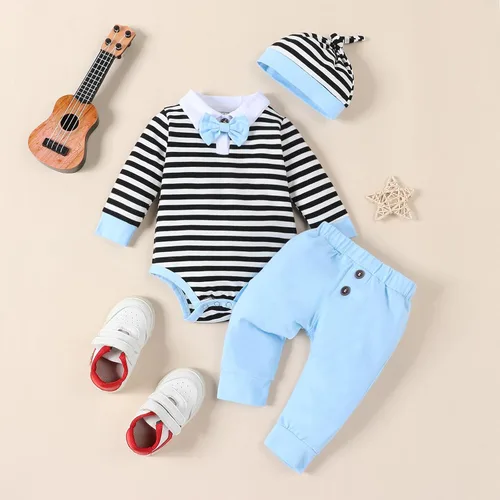Vista 2 de VINUOKER Ropa de bebé recién nacido prematuro para bebé, traje de caballero