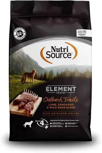 Vista 12 de NutriSource Element Series Wild Range - Alimento seco para perros, pollo, cerdo y bisonte, 12 libras