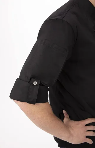 Vista 7 de Chef Works Abrigo de chef Hartford para hombre