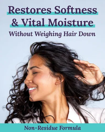 Vista 3 de Keranique Champú estimulante del cuero cabelludo de hidratación profunda para cabello seco y adelgazante – Queratina, biotina y niacinamida