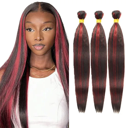Vista 27 de 300g 1B27 Human Hair Bundles Honey Blonde Bundles Human Hair 10A Brazilian Virgin Remy Hair Extensions 8 10 12 Inch