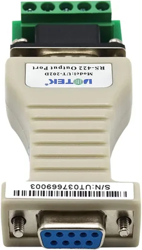 Vista 4 de U-Tek UT-202 RS-232 a RS-422 Adaptador serial de tamaño pequeño, 300bps-115.2Kbps, intercambiable en caliente, Plug & Play