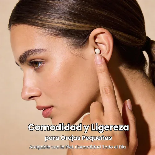 Vista 5 de Xmenha Auriculares inalámbricos Bluetooth invisibles más pequeños - Auriculares mini discretos de bajo perfil, micro, para canales auditivos pequeños
