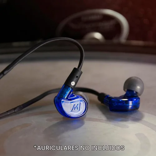 Vista 6 de MEE audio MX PRO Series y M6 PRO Cable de repuesto para auriculares con micrófono en línea y control remoto (negro)