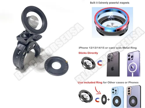Vista 5 de Soporte para teléfono inteligente Mercedes GLE GLC GLS Diseño de pinza para consola central Magnético, para iPhone, para Android, carga