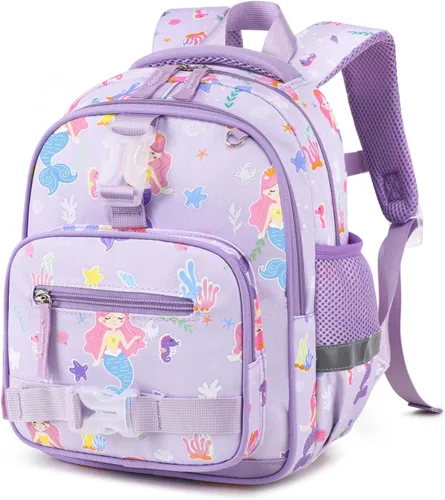Vista 24 de Mochila 11 para niños y niñas, Mariposa, Compacto
