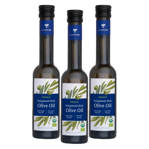 Vista 12 de Gundry MD Aceite de oliva marroquí extra virgen rico en polifenoles - Nuevo
