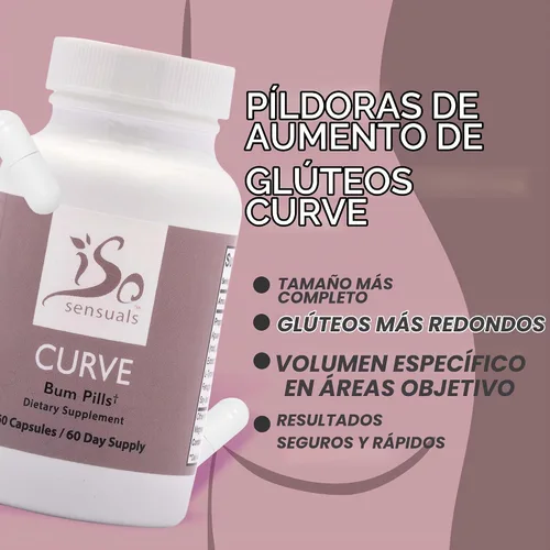 Vista 5 de IsoSensuals Curve Mejora de Butt Pastillas (Seleccione Cantidad), CURVEPILLS, 1