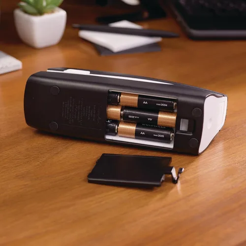 Vista 7 de Swingline Engrapadora eléctrica, capacidad para 20 hojas, portátil, tira completa, alimentación por enchufe o batería, color negro (48200)