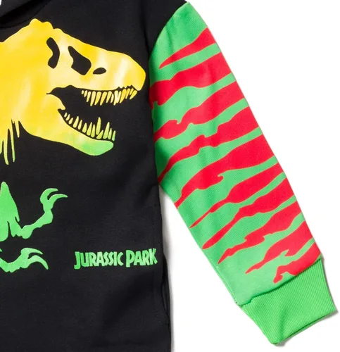 Vista 6 de Jurassic World Dinosaur T-Rex - Sudadera con capucha de forro polar para niños pequeños y grandes