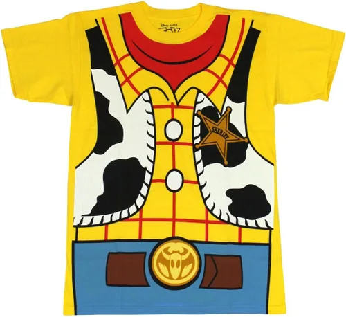 Vista 2 de Buzz Lightyear y Woody Cowboy - Camiseta para disfraz