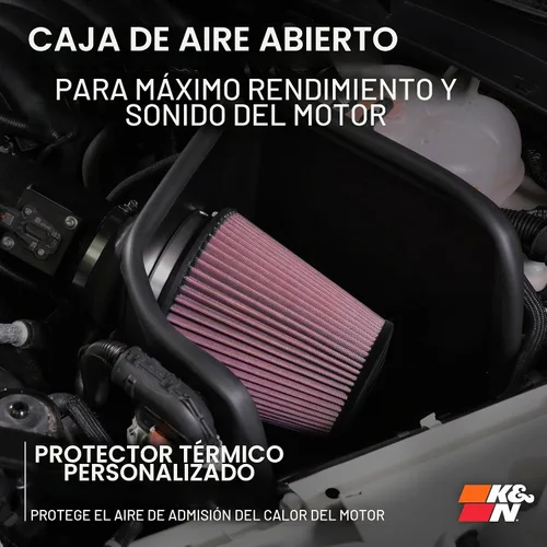 Vista 6 de K&N 77-1563KP - Kit de admisión de alto rendimiento
