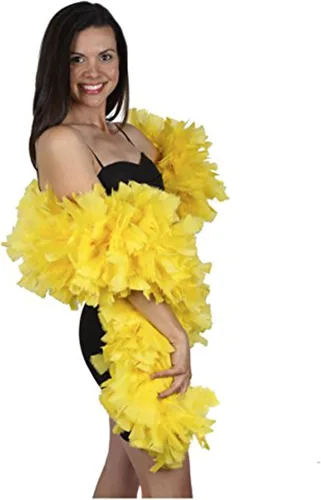Vista 7 de ZUCKER Boas de plumas unisex para adultos o para mujer Negro