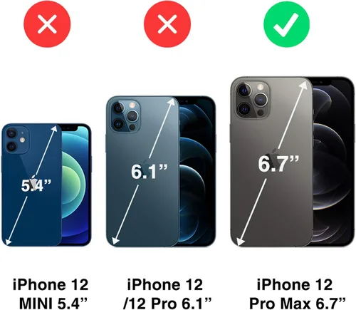 Vista 3 de Tri-Shield 2.0 - Funda para teléfono compatible con iPhone 12 Pro Max, ventilación fresca de grado militar con soporte de anillo extraíble
