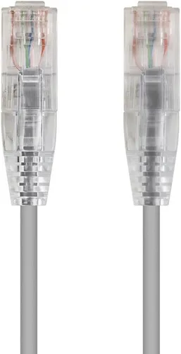 Vista 7 de PHAT SATELLITE INTL - Cable Ethernet Cat 5e (CAT5E), cobre sólido 24 AWG, conectores EZ RJ45 de paso a través de, cable de conexión de Internet