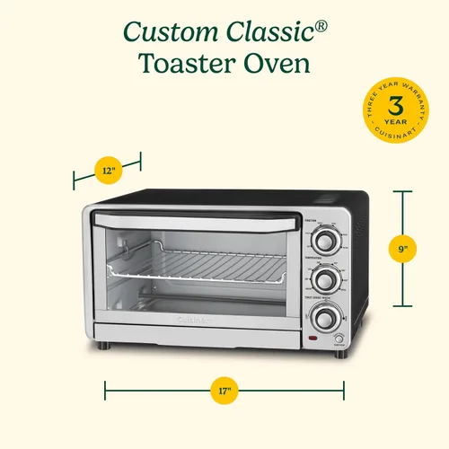 Vista 9 de Horno tostador y asador, de Cuisinart, TOB-40N, clásico