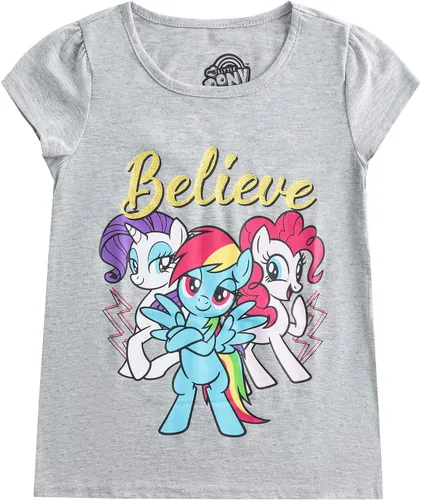 Vista 3 de My Little Pony Paquete de 3 camisetas de manga corta para niñas grandes