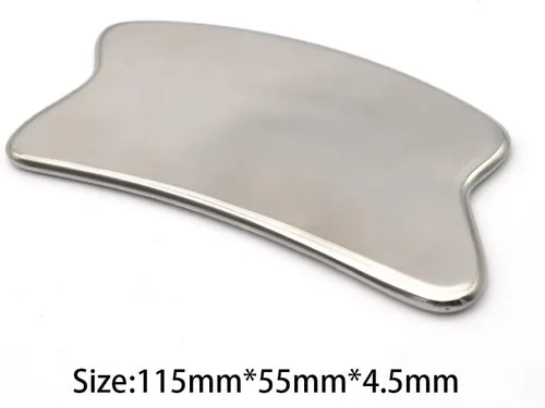 Vista 5 de RODEREK Kit de herramientas de terapia de 6pcs IASTM, herramientas de masaje de acero inoxidable para liberación miofascial