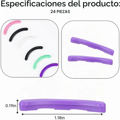 Vista 5 de Recambios de rizador de pestañas compatibles con Kevyn Aucoin, 24
