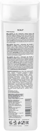 Vista 7 de Tec Italy Tonico Champú voluminizador para fortalecimiento del cabello fino y débil, añade grosor corporal, limpiador diario suave, cuidado ligero