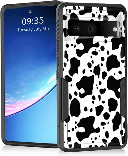 Vista 74 de Funda para Pixel 7a, resistente de doble capa híbrida de policarbonato duro de goma suave a prueba de golpes para Google Pixel 7A 6.1 pulgadas