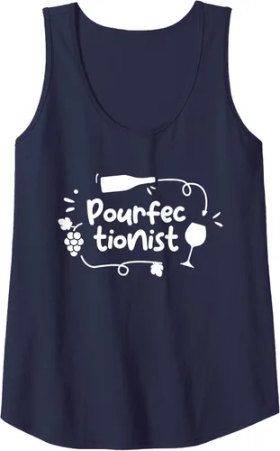 Vista 11 de Booze Joke for Red Wine Lover and Connoisseur Tank Top