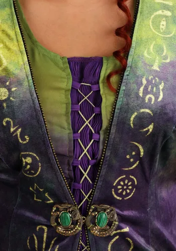 Vista 7 de Disfraz de Winifred Sanderson para mujer talla grande de Hocus Pocus de Disney Multicolor