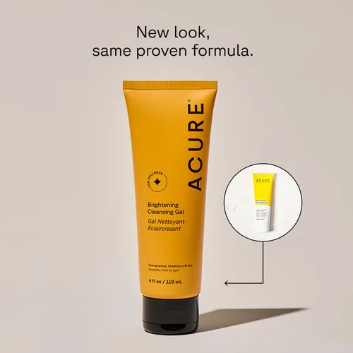 Vista 2 de Acure Organics Limpiador facial Superfruit Plus factor de crecimiento de Chlorella, 4 onzas líquidas