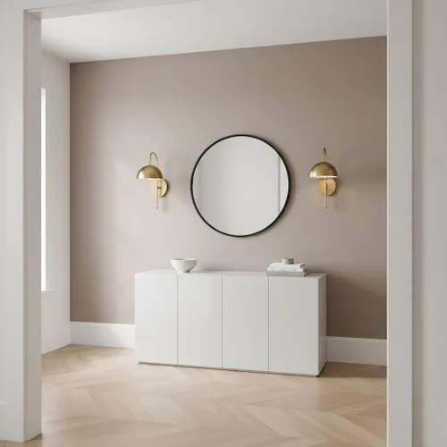 Vista 9 de Lark Lou - Aplique de pared individual, cuello de cisne delgado, pantalla de cúpula, interruptor de encendido/apagado, latón lacado