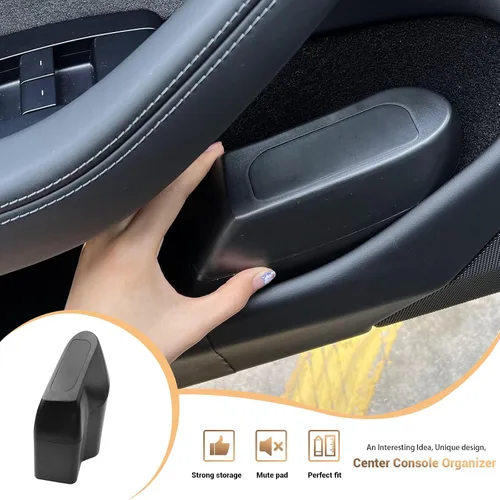 Vista 2 de YEE PIN Compatible con el cubo de basura Tesla Model Y para Tesla Model Y (2024-2020), puerta de automóvil Tesla Model 3 (2023-2017), puerta