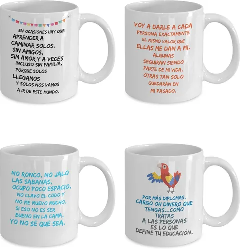 Vista 2 de Regalo para amigos Taza de café para colegas Perfecto regalo para navidad, graduados, profesionales y estudiantes Vaso con afirmaciones