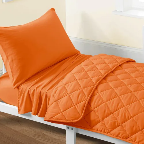 Vista 16 de FLXXIE Juego de ropa de cama de microfibra de 4 piezas, color aguamarina Aqua