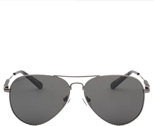 Vista 2 de Marfil AVIATOR ALPHA - Lentes de sol polarizados con filtro UV 400 protección 100 unisex estilo aviador para hombres y mujeres Negro