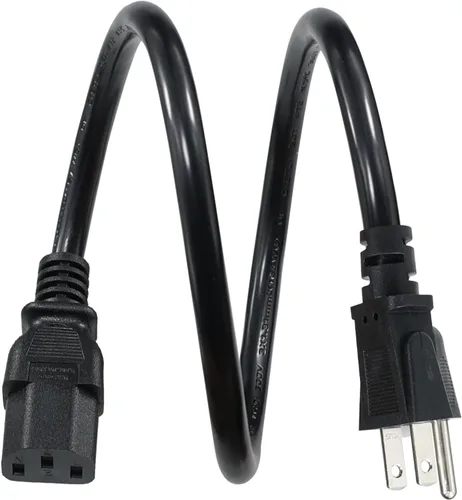 Vista 12 de Cable de alimentación para computadora de 1 pie - 1 paquete de 16 Negro 1 paquete