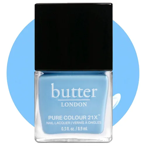 Vista 8 de butter LONDON PC21X Esmalte de uñas – Secado rápido, color de larga duración con acabado similar al gel y laca de uñas resistente a las virutas que