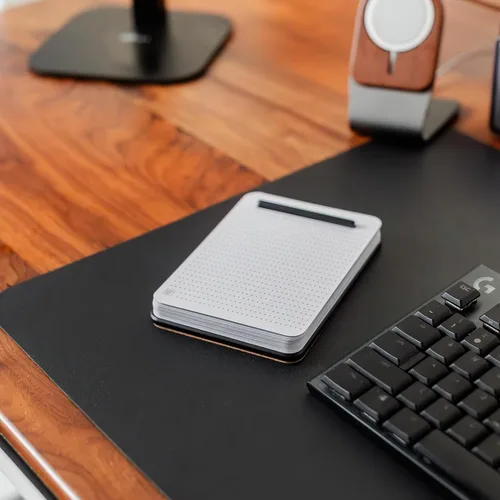 Vista 8 de Tareas Imparables – 31 Tarjetas de Tareas Pendientes Diarias en Blanco con Soporte para Tarjetas de Escritorio de Aluminio, Tarjetas de Tareas