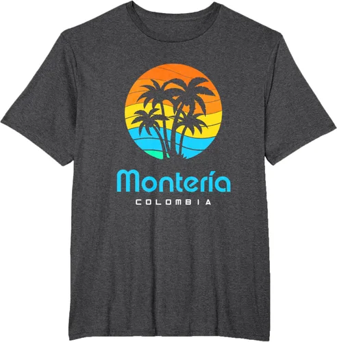 Vista 20 de Camiseta Montería Colombia, Negro